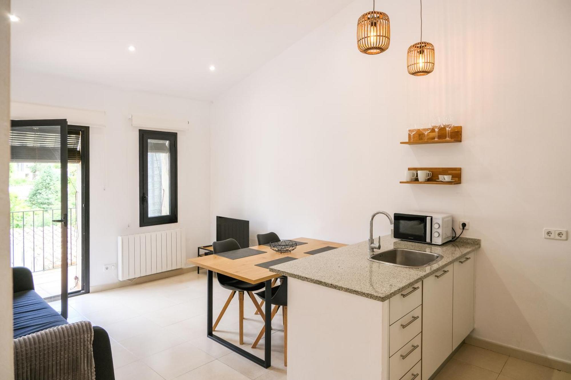 Ca Leudald 3 Apartamento En Besalu Con Terraza エクステリア 写真