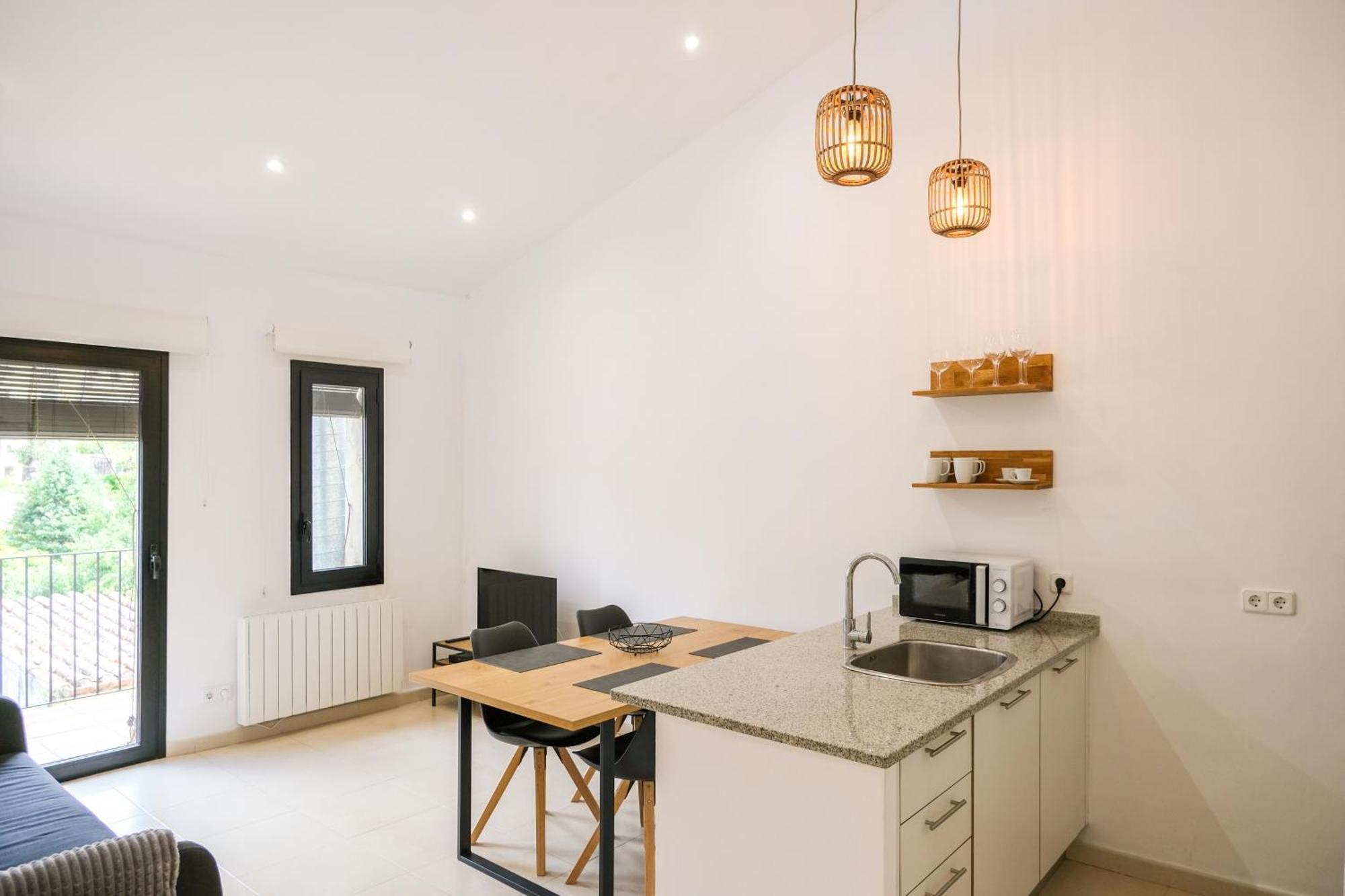 Ca Leudald 3 Apartamento En Besalu Con Terraza エクステリア 写真