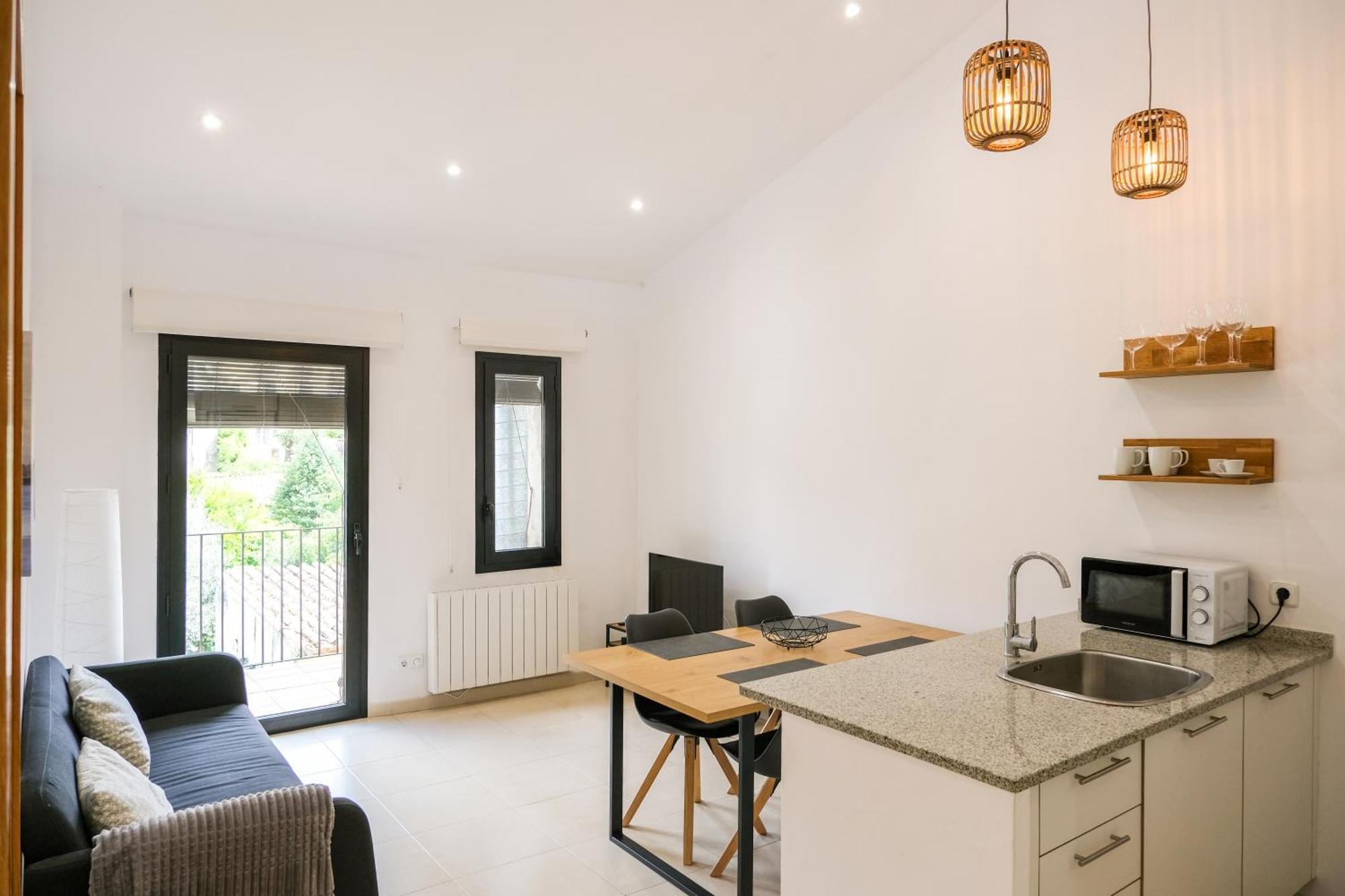 Ca Leudald 3 Apartamento En Besalu Con Terraza エクステリア 写真